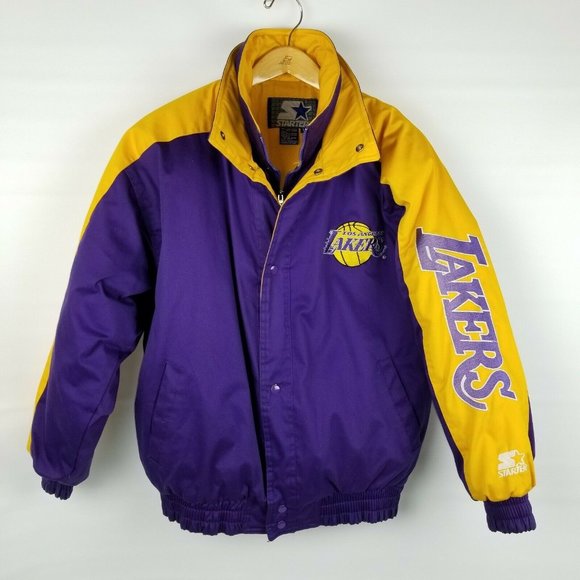 STARTER Other - Starter LA Lakers Vintage Mens Coat Purple Large